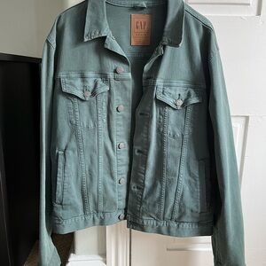 GAP Olive Green Denim Jacket